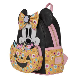 DISNEY - Minnie Mouse « Citrouille » - Mini sac à dos LoungeFly