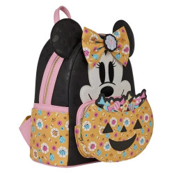 DISNEY - Minnie Mouse « Citrouille » - Mini sac à dos LoungeFly