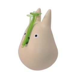 MON VOISIN TOTORO - Totoro blanc avec feuille - Figurine Culbuto