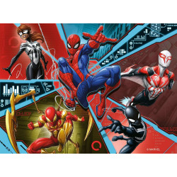 MARVEL - 4 Puzzles 16/12/20/24P - Spider-man