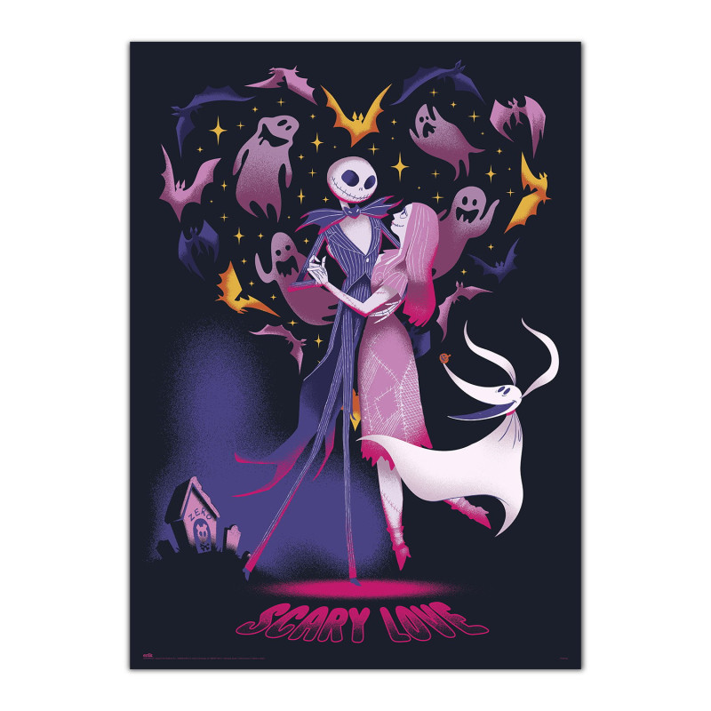 L'ÉTRANGE NOËL DE MONSIEUR JACK - Affiche « Gow in the Dark » 50x70cm