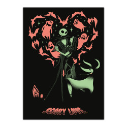 L'ÉTRANGE NOËL DE MONSIEUR JACK - Affiche « Gow in the Dark » 50x70cm