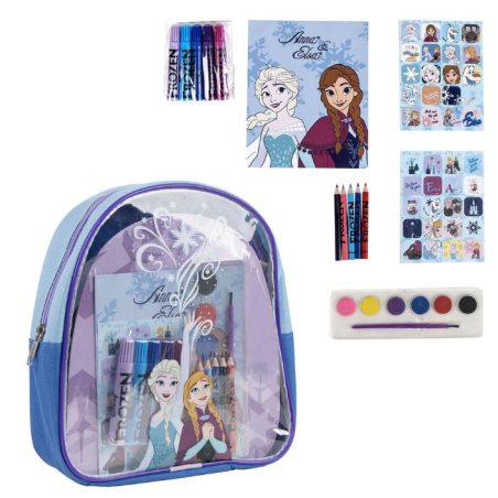 Set de papeterie avec sac à dos La reine des neiges - Disney