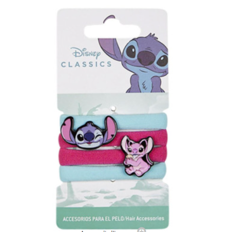 Lot de 4 chouchous Stitch - Disney