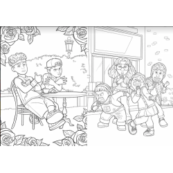 Coloriage Alerte rouge - Maxi Colo - Disney Pixar
