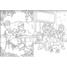 Coloriage Alerte rouge - Maxi Colo - Disney Pixar
