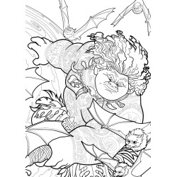 COLORIAGE Grand bloc Disney - Princes et héros