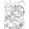 COLORIAGE Grand bloc Disney - Princes et héros