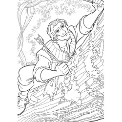 COLORIAGE Grand bloc Disney - Princes et héros