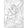 COLORIAGE Grand bloc Disney - Princes et héros