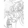 COLORIAGE Grand bloc Disney - Princes et héros