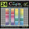 TOOLI Marqueur Acrylique Set Confetti 24 couleurs vives EF 07mm