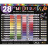 TOOLI Marqueur Acrylique Set Fleurs sauvages 28 couleurs EF 07mm