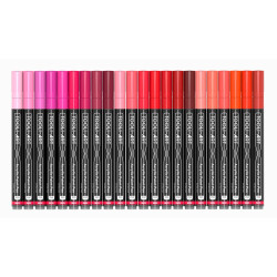 TOOLI Marqueur Acrylique Set Rouge 22 couleurs EF 07mm