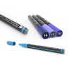 TOOLI Marqueur Acrylique Set Bleu 22 couleurs EF 07mm