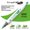 Marqueur acrylique double pointe - 8250 - SPECIAL ANISE GRAPH'IT GO