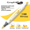 Marqueur acrylique double pointe - 1180 - SPECIAL MIMOSA GRAPH'IT GO