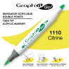 Marqueur acrylique double pointe - 1110 - SPECIAL CITRINE GRAPH'IT GO