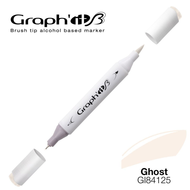 GRAPH'IT Marqueur Brush à Alcool 4125 - Ghost