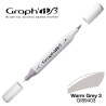 GRAPH'IT Marqueur Brush à Alcool 9403 - Warm Grey 3