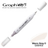 GRAPH'IT Marqueur Brush à Alcool 9400 - Warm Grey 0