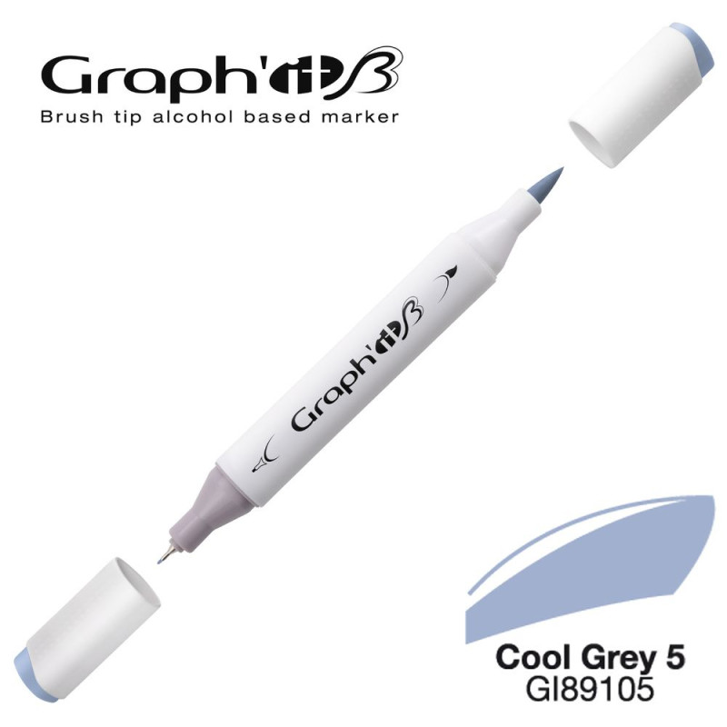 GRAPH'IT Marqueur Brush à Alcool 9105 - Cool Grey 5