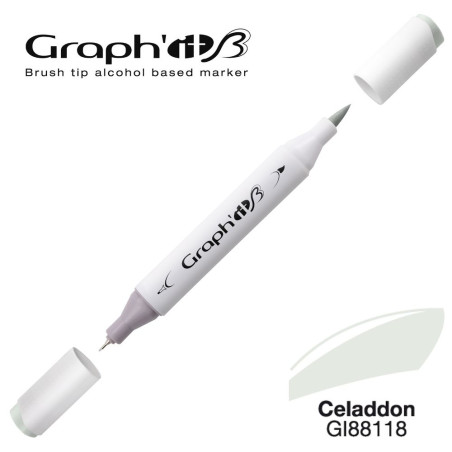 GRAPH'IT Marqueur Brush à Alcool 8118 - Celaddon