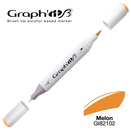 GRAPH'IT Marqueur Brush à Alcool 2102 - Melon