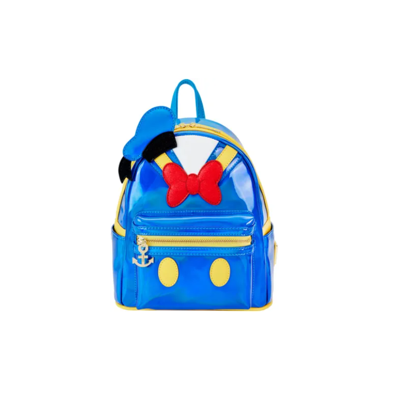 Mini sac à dos Donald Duck 90ème Anniversaire Cosplay Métallique