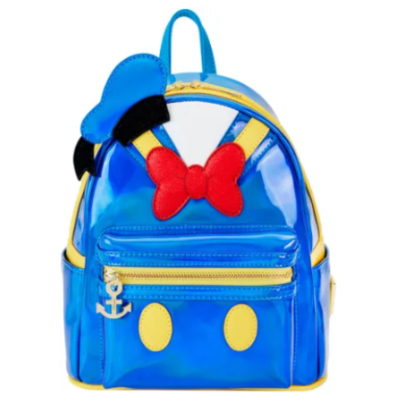 Mini sac à dos Donald Duck 90ème Anniversaire Cosplay Métallique