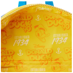 Mini sac à dos Donald Duck 90ème Anniversaire Cosplay Métallique