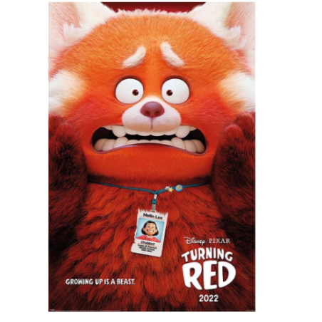 ALERTE ROUGE - Panda Roux Mei - Poster 61x91cm - Disney