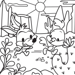 Coloriage COZY COLO LOONEY TUNES