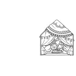 Coloriage Cozy Colo - Moments câlins