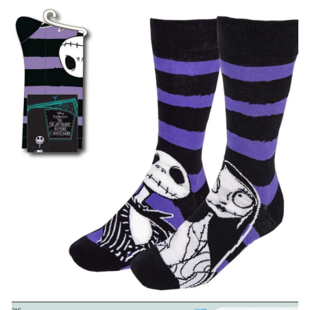 Chaussettes Jack & Sally 38/45 - Etrange Noel de Mr Jack - Disney