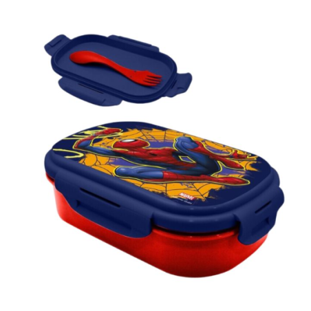 Boîte à déjeuner avec couverts Spiderman - Marvel