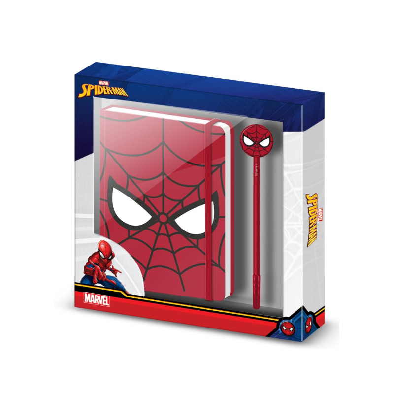 SPIDER-MAN - Gift Box - Notebook A5 + Stylo - Marvel