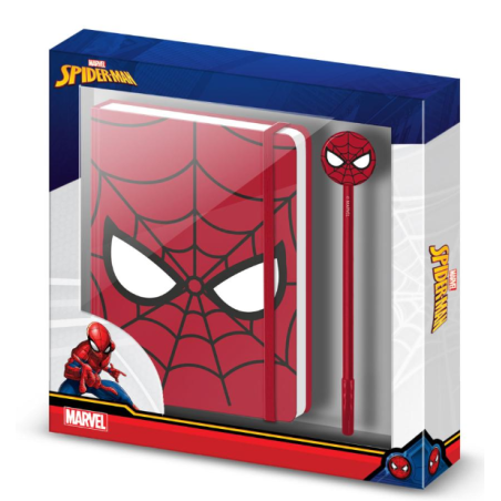 SPIDER-MAN - Gift Box - Notebook A5 + Stylo - Marvel