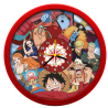 ONE PIECE - Horloge Murale 25x25cm