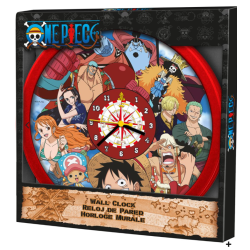 ONE PIECE - Horloge Murale 25x25cm