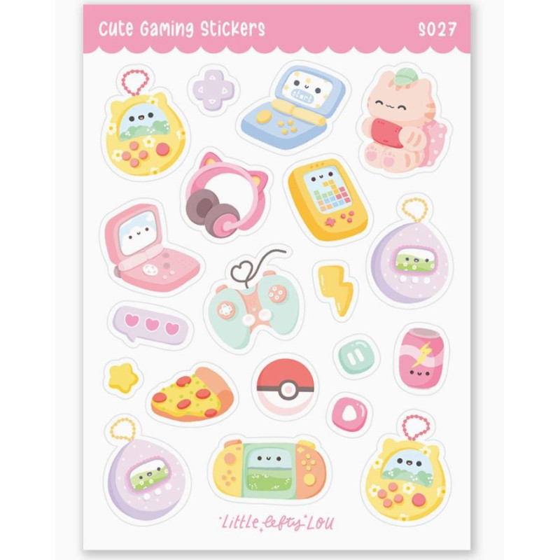 Autocollants de jeu Holo Glitter Cute