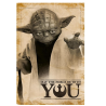 Poster Yoda " May the force be with you" - Star Wars