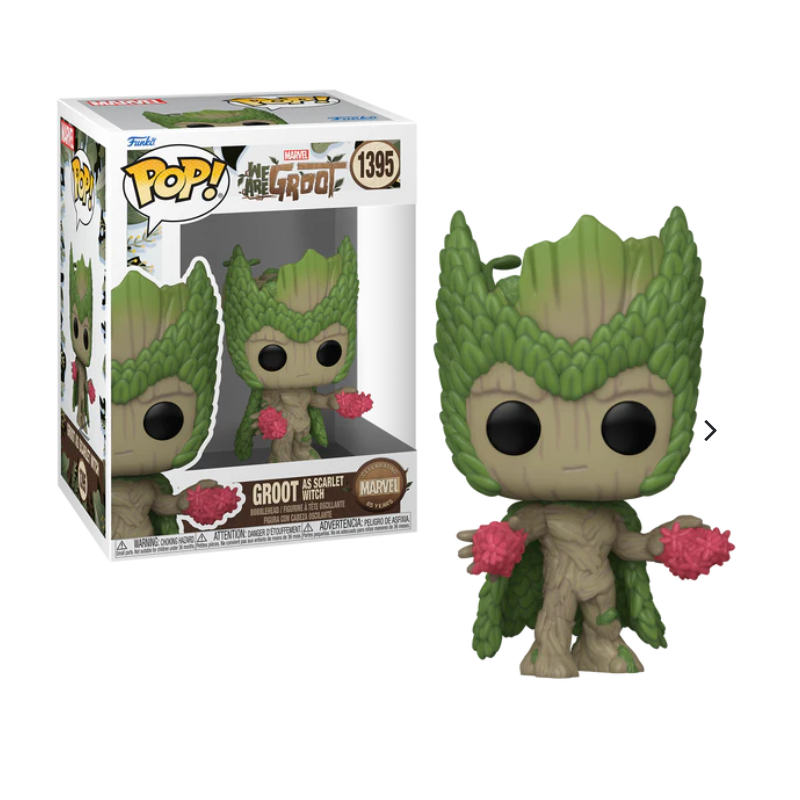 figurine Funko POP N°1395 - Groot en sorcière rouge - Marvel