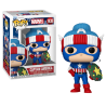 Figurine Funko POP N°1438 - Captain Amercia mode Noel - Marvel