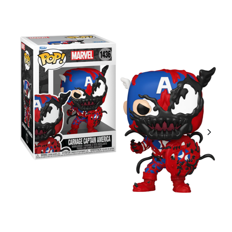 Figurine Funko POP N°1436 - Carnage Captain America - Marvel