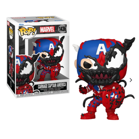 Figurine Funko POP N°1436 - Carnage Captain America - Marvel