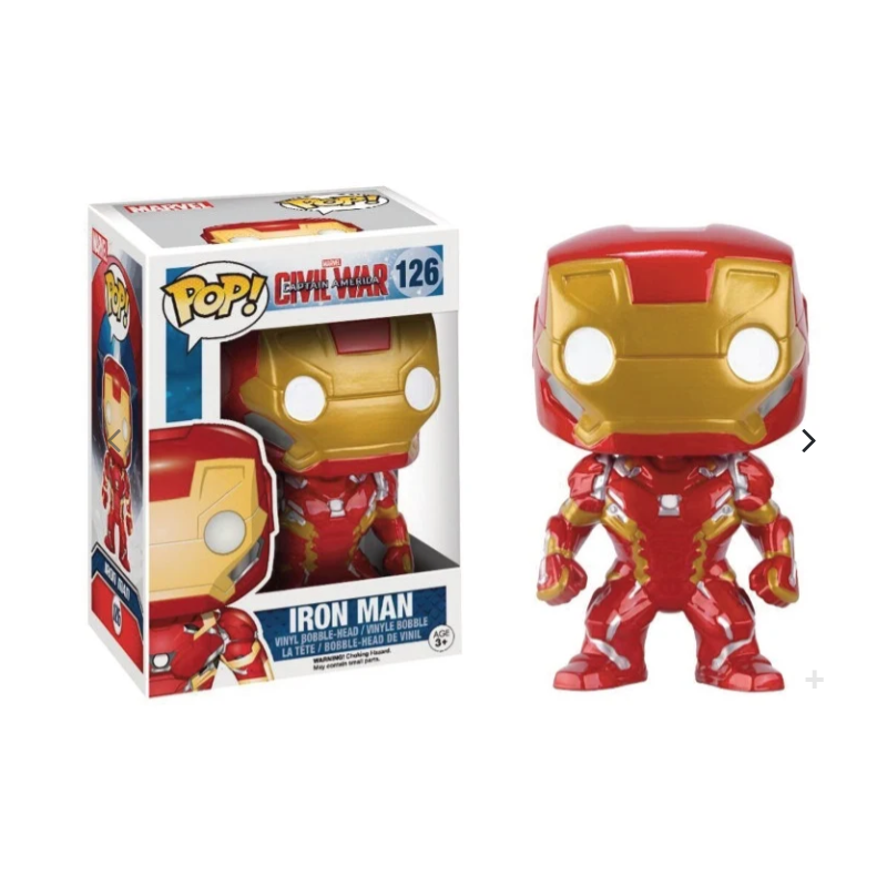 Figurine Funko POP N° 126 - Iron Man - Marvel