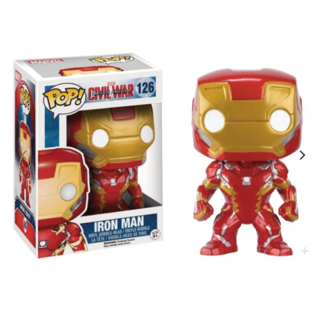 Figurine Funko POP N° 126 - Iron Man - Marvel