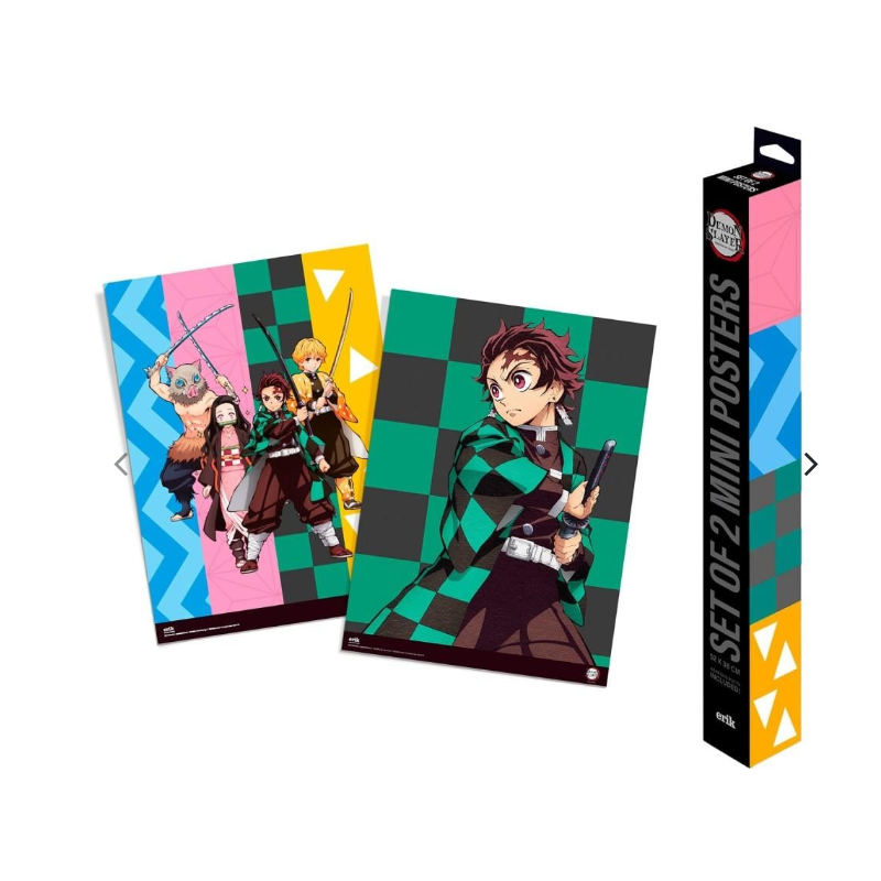 DEMON SLAYER - Set de 2 Mini Posters 38x52cm