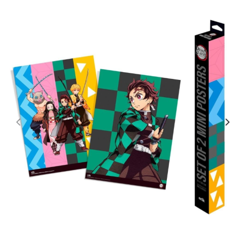 DEMON SLAYER - Set de 2 Mini Posters 38x52cm